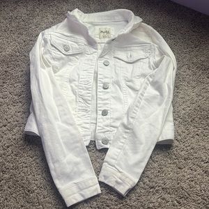 White denim jacket